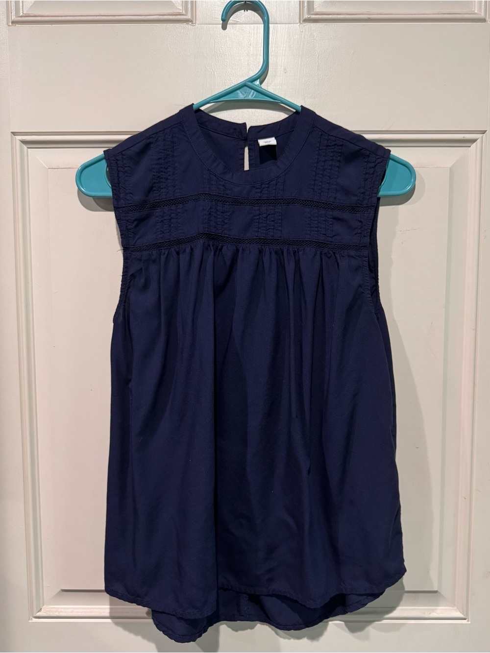 Women’s Navy Sleeveless Dress - Classic Navy old navy round neckline